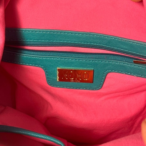 XOXO Turquoise Quilted Handbag - Picture 8 of 8